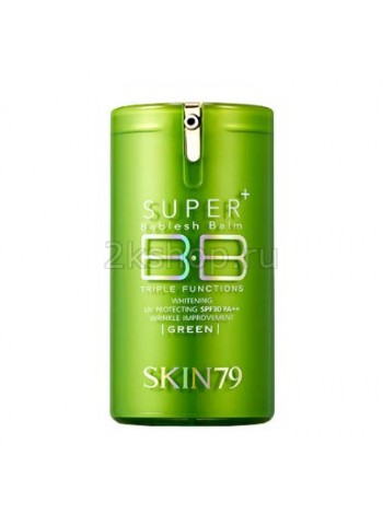 ББ крем для жирной кожи Skin79 Super plus beblesh balm triple functions green spf30 pa++ 