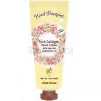 Крем для рук с коллагеном Etude house Hand Bouguet Rich collagen Hand Cream 