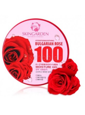 Berrisom Skingarden BULGARIAN ROSE 100 Moisture Gel  Универсальный гель с экстрактом болгарской розы
