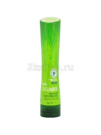 Kwalinara Real cucumber moisture soothing gel  Увлажняющий успокаивающий гель для тела с экстрактом огурца 