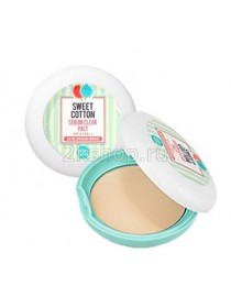 Holika Holika Sweet Cotton Sebum Clear Pact 02 Blossom Beige Рассыпчатая пудра для жирной кожи "Мягкий хлопок", 2 тон.