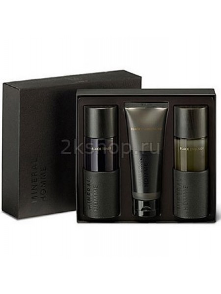  Набор парфюмированных минеральных средств для мужчин  THE SAEM Mineral Homme Black EX 2 Set