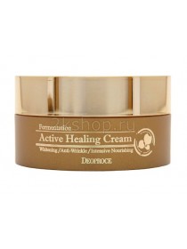 Deoproce Fermentation Active healing cream Крем для лица питательный кислородный 