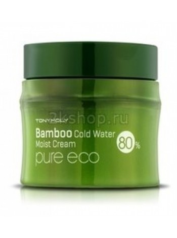 Tony Moly Pure Eco Bamboo Icy Water Moisture Cream  Bamboo Крем увлажняющий с экстрактом бамбука