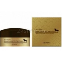 Deoproce Horse enrich all care cream Крем для лица питательный с лошадиным жиром