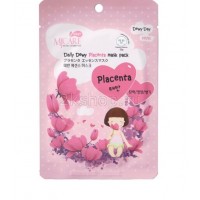 Mijin  MJ Care Daily Dewy Placenta mask pack Тканевая маска  с плацентой 