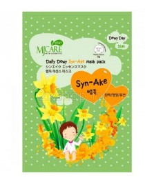 Тканевая маска со змеиным ядом Mijin MJ Care Daily Dewy Syn-Ake mask pack 