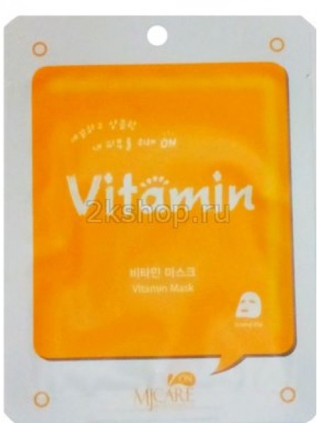 Mijin CARE Vitamin Mask Маска тканевая с облепихой