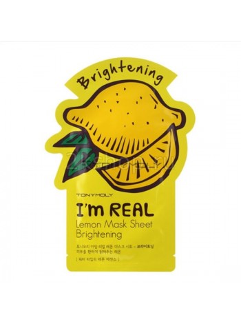 Tony Moly I'm Real Mask Sheet Tony Moly I'm Real Маска для лица тканевая с лимоном
