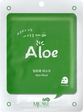 Тканевая маска для лица с алоэ Mijin  Aloe mask pack  