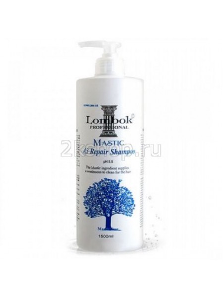 Lombok Mastic A3 Shampoo Шампунь укрепляющий при выпадении