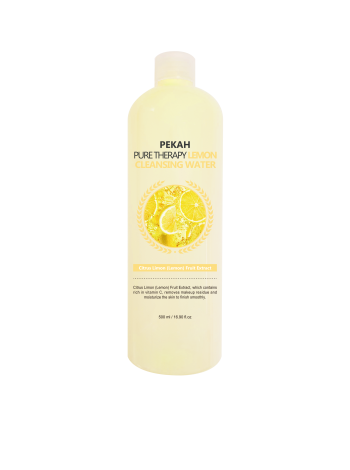 Мицеллярная вода с экстрактом лимона Pekah Pure Therapy Lemon Cleansing Water 500 ml