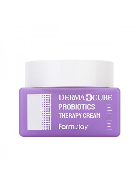 Крем для лица с пробиотиками FarmStay DERMA CUBE Probiotics Therapy Cream