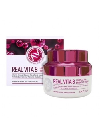 Крем с витаминами для сияния кожи ENOUGH Real Vita 8 Complex Pro Bright Up Cream