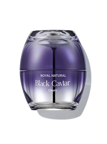 Антивозрастной крем для лица с экстрактом черной икры THE SAEM Royal Natural Black Caviar Cream