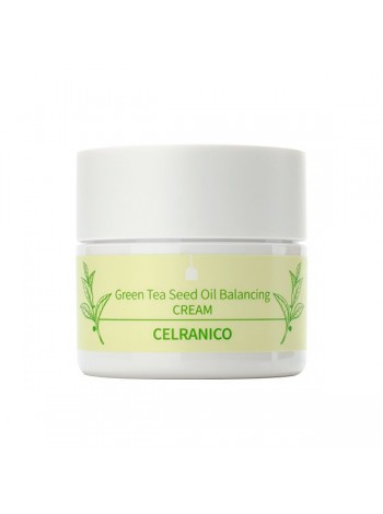 Антиоксидантный крем с зелёным чаем CELRANICO Green Tea Seed Oil Balancing Cream 50ml
