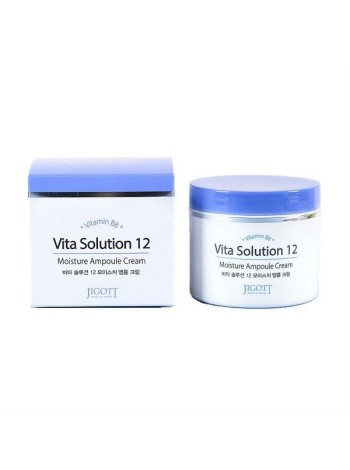 Увлажняющий ампульный крем для лица JIGOTT Vita Solution 12 Moisture Ampoule Cream