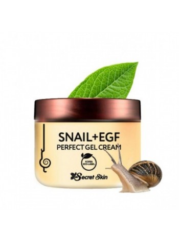 Крем-гель для лица с муцином улитки и EGF SECRET SKIN Snail+EGF Perfect Gel Cream