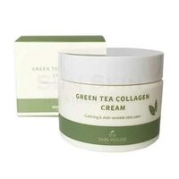 Увлажняющий крем с коллагеном и  зелёным чаем THE SKIN HOUSE Green Tea Collagen Cream