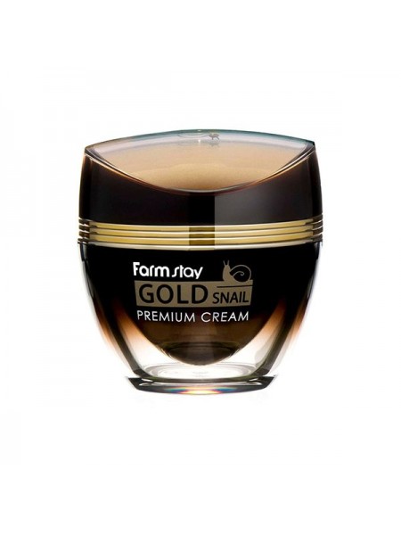 Крем с экстрактом золота и улиточным муцином FarmStay Gold Snail Premium Cream