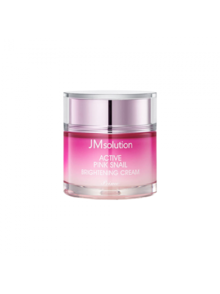 Осветляющий крем с экстрактом улитки JMsolution Active pink snail brightening cream prime, 60мл
