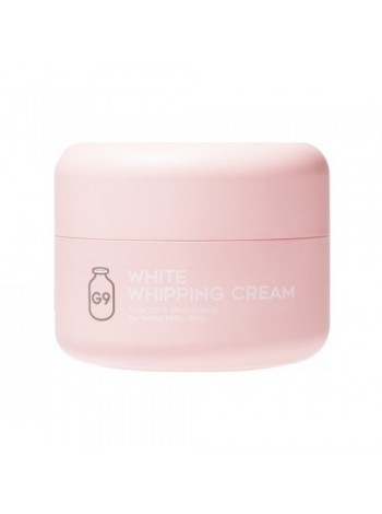 Осветляющий крем с молочными протеинами Berrisom G9 White In Whipping Cream - PALE PINK 