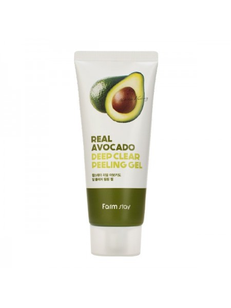 Пилинг-гель с экстрактом авокадо FarmStay Real Avocado Deep Clear Peeling Gel