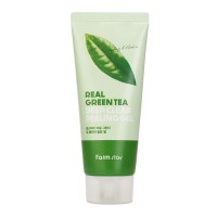 Пилинг-скатка с зелёным чаем FarmStay Real Green Tea Clear Peeling Gel