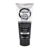 Очищающий пилинг-гель с древесным углём FarmStay Charcoal Toning Peeling Gel