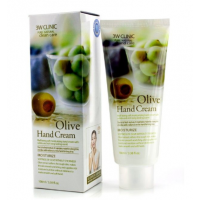 Питательный крем для рук с экстрактом оливы 3W Clinic Moisturizing Hand Cream Olive 