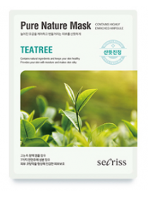 Anskin Secriss Pure Nature Mask Pack-Teatree тканевая маска для лица с экстрактом чайного дерева