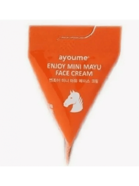 Крем для лица с лошадиным жиром  в пирамидке Ayoume Enjoy Mini Mayu Face Cream