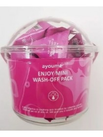Маска с каламиновой пудрой для жирной кожи  AYOUME Enjoy Mini Wash-off Pack 3 гр*30 шт