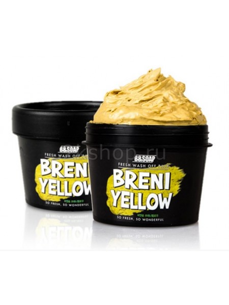 B&SOAP Fresh Wash Off Pack Breni Yellow  Питательная маска 