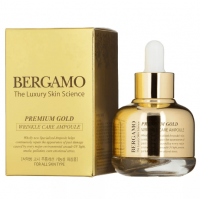 Антивозрастная сыворотка с золотом Bergamo Premium Gold Wrinkle Care Ampoule 