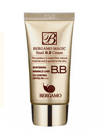 ББ крем с улиткой  Bergamo Magic Snail BB Cream SPF 50/PA+++