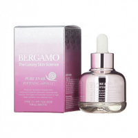 Осветляющая сыворотка с муцином улитки 30 мл.  Bergamo Pure Snail Whitening Ampoule