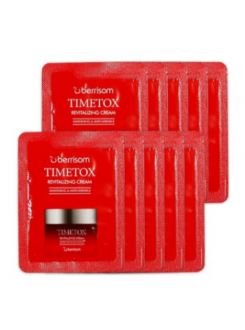 Berrisom TIMETOX Revitalizing Cream pouch  Крем для лица антивозрастной пробник 