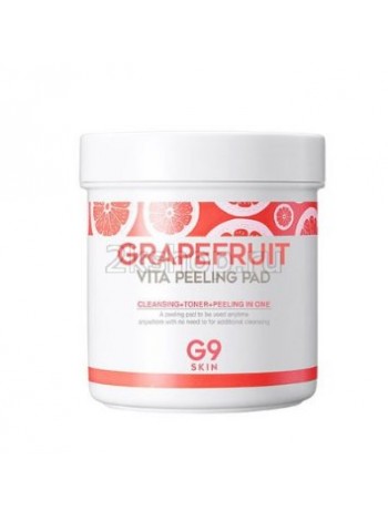 Пилинг пэды для лица с грейпфрутом G9SKIN Grapefruit Vita Peeling Pad