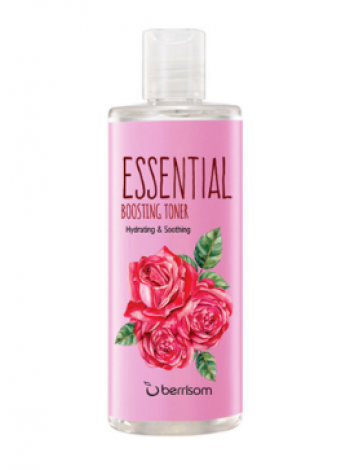 Увлажняющий тонер для лица с экстрактом розы Berrisom Essential Boosting Toner Rose 