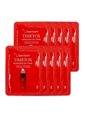 Berrisom TIMETOX Revitalizing Gel Toner pouch  Тонер антивозрастной пробник 
