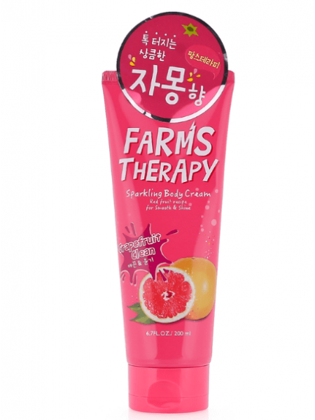 Farms therapy Sparkling Body Cream Grapefruit Крем для тела Грейпфрут