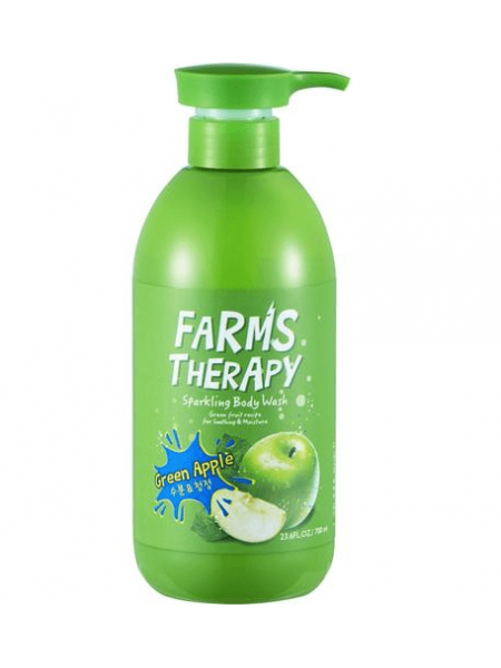 Farms therapy Sparkling Body Wash Green Apple Гель для душа Зеленое яблоко