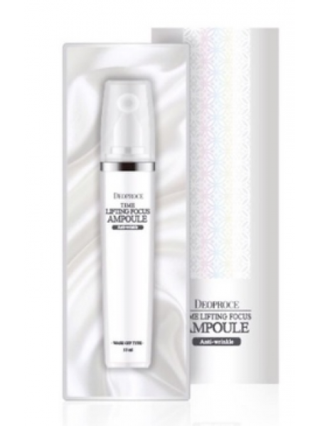 Сыворотка с лифтинг-эффектом Deoproce Time Lifting Focus Ampoule Anti-wrinkle 