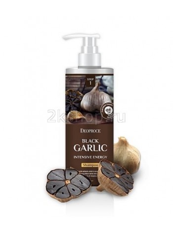 Шампунь для волос с черным чесноком Deoproce Black Garlic Intensive Energy Shampoo  