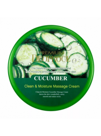 Deoproce Premium Moisture Cucumber Massage cream Очищающий массажный крем с огурцом