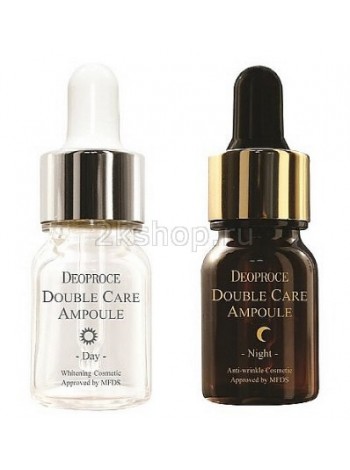 Антивозрастная сыворотка для лица Deoproce Double Care Ampoule Day & Night Single Pack 
