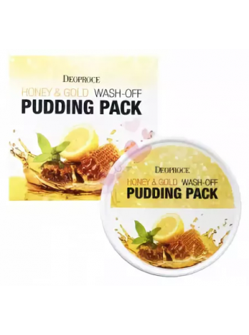 Deoproce Honey&Gold Wash-Off Pudding Pack Смываемая маска-пудинг с медом и золотом