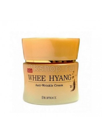 Deoproce Whee Hyang Whitening Anti-Wrinkle Cream Антивозрастной крем для лица с женьшенем