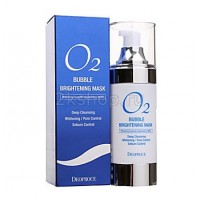 Очищающая кислородная маска Deoproce O2 Bubble Brightening Mask